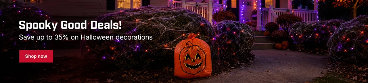 Spooky Good Deals! Save up to 35% on Halloween decorations