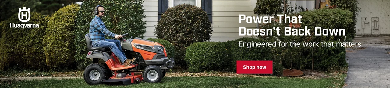 Power That Doesn't Back Down. Engineered for the work that matters. Shop Husqvarna