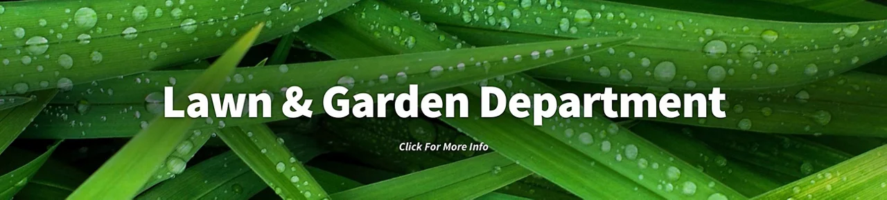 lawn and garden department