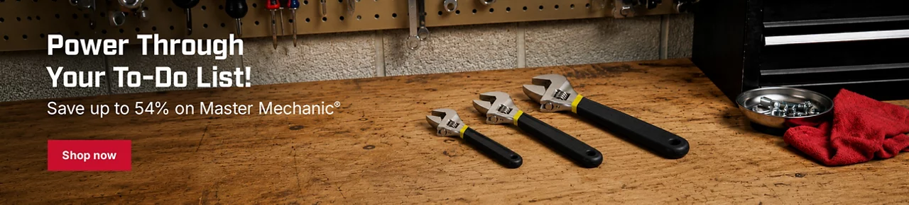 Power Through Your To-Do List! Save up to 54% on Master Mechanic