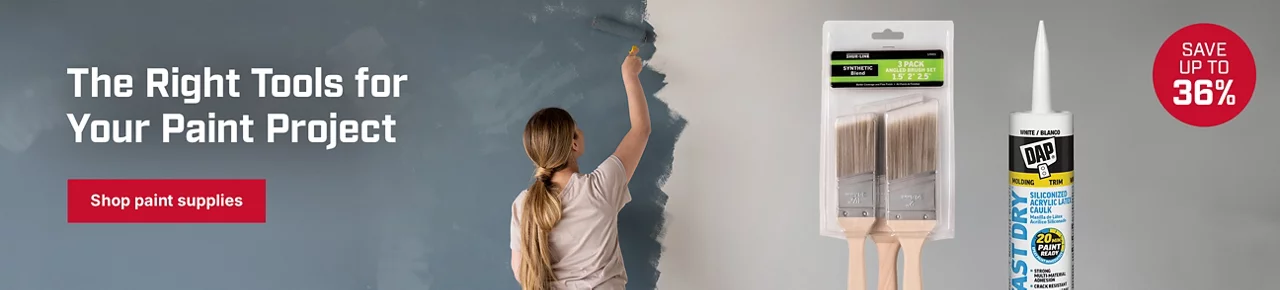 Save up to 36% on the Right Tools for Your Paint Project