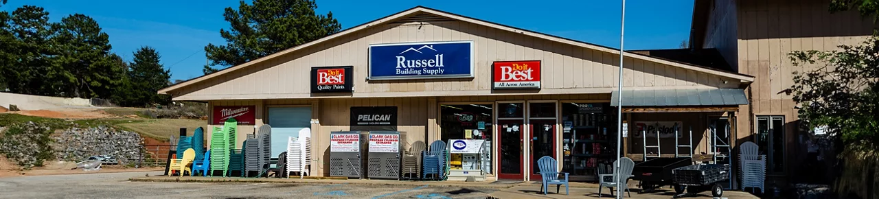 Russell storefront of Dadeville location