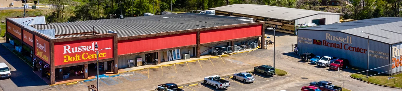 Russell storefront of Prattville location