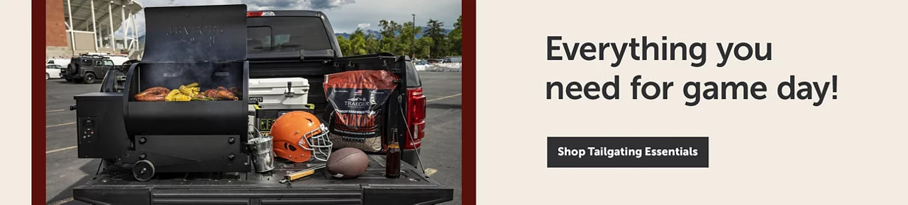 Everything you need for game day! Shop Tailgating Essentials