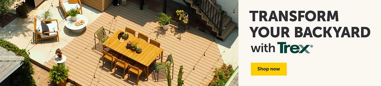 Transform Your Backyard with Trex - Shop now