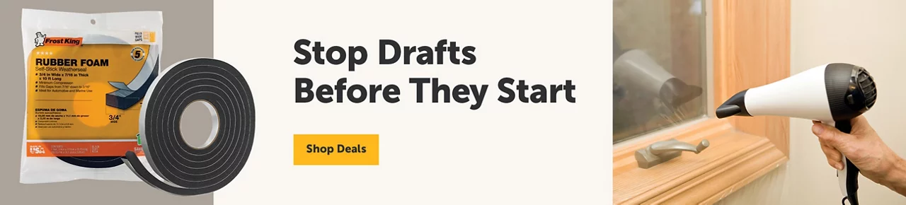 Stop Drafts Before They Start - Shop Deals