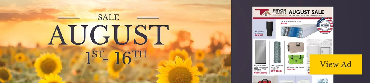 August Sale Ad