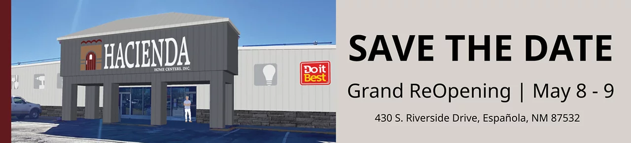 Save the date - Grand ReOpening May 8 - 9
