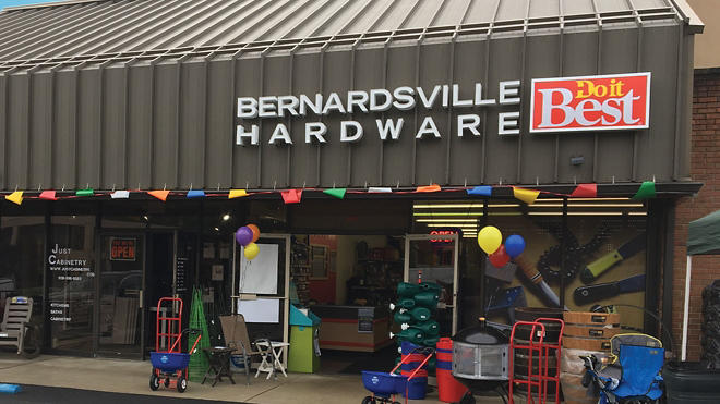 Bernardsville Hardware Store front