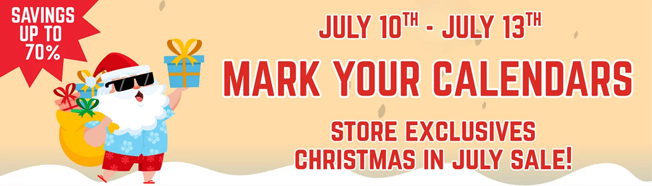 Christmas in July Sale- July 10th-13th