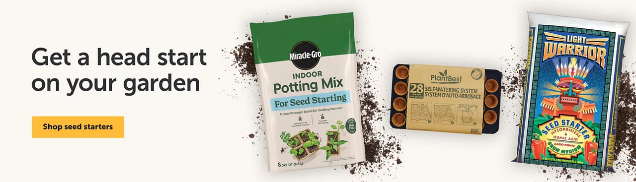Get a head start on your garden - Shop seed starters