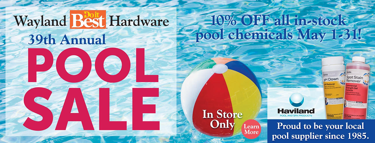 39th Annual Pool Sale