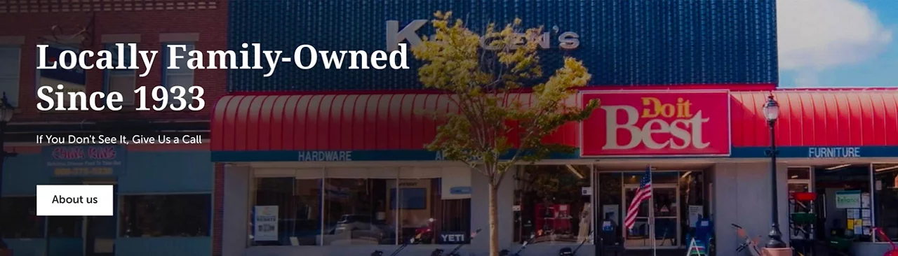 Krogen's Do it Best - Locally Family-Owned Since 1933. If You Don't See It, Give Us a Call