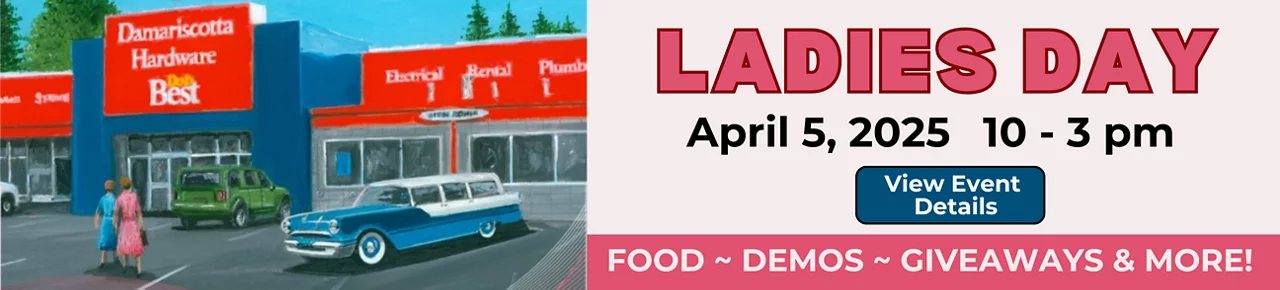 Ladies Day Event. Store front photo. April 5th