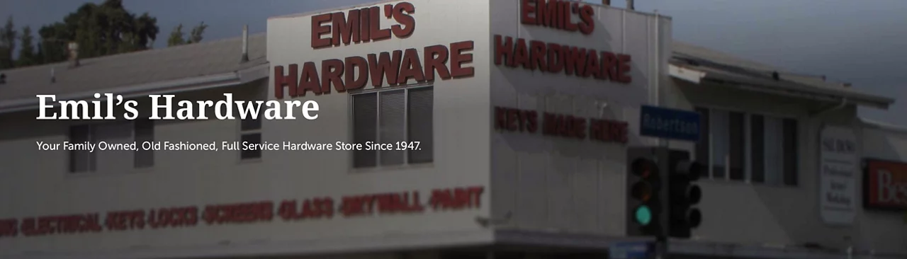 YOUR FAMILY OWNED, OLD FASHIONED, FULL SERVICE HARDWARE STORE SINCE 1947.