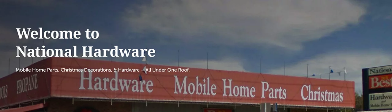 Mobile Home Parts, Christmas Decorations, & Hardware – All Under One Roof