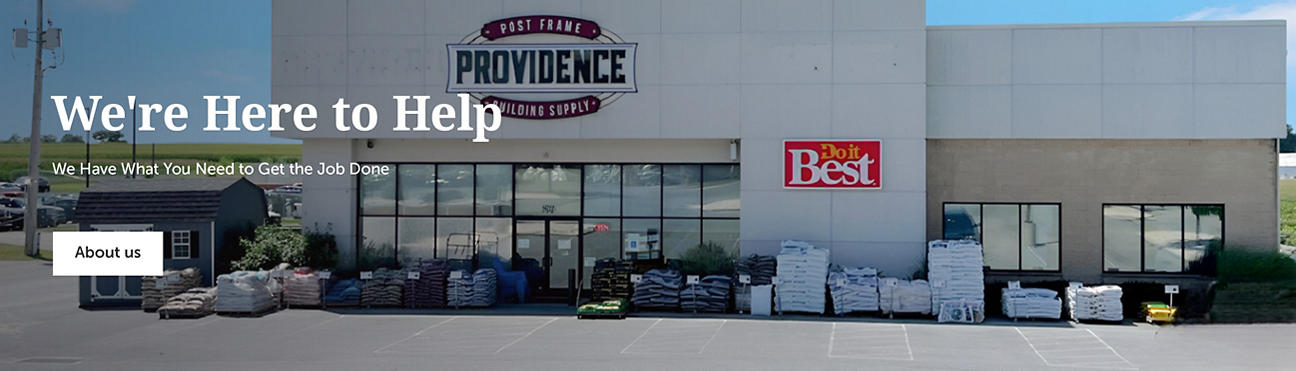 Providence Building Supply - We have what you need to get the job done