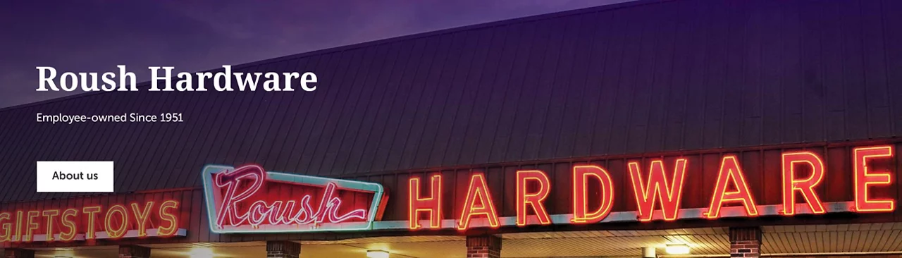  Roush Hardware banner