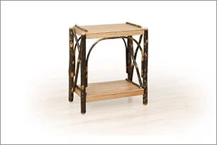 2 Tier Wood Side Table