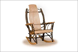 9 Slat Paddle Arm Rocker