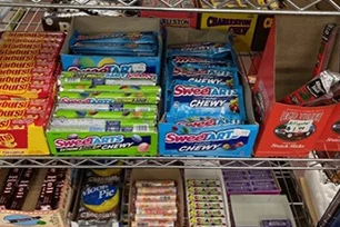 Candy & Soda Selection