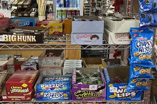 Candy & Soda Selection