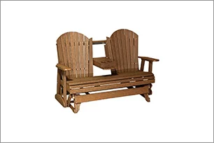 Double Glider with Drop Down Console