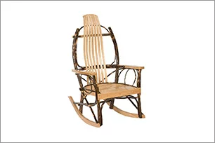 7 Slat Paddle Arm Rocker