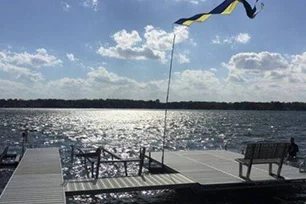 Project installed dock