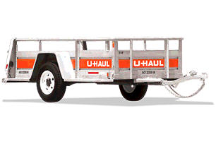 U-Haul utility trailer