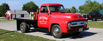 Lockridge red truck
