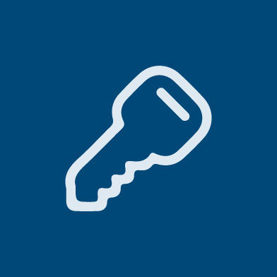 Key Cutting Service Icon of a Key