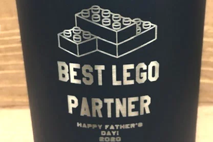 Best lego partner engraved tumbler