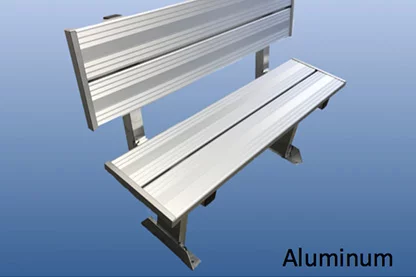 4' Anodized Alum Bench