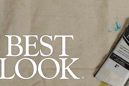 Best Look logo with Paint Brushes