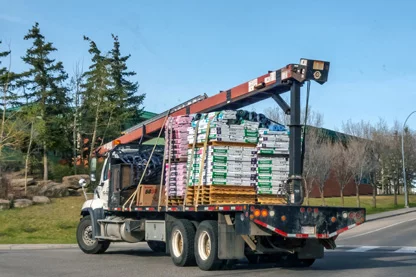 shingle boom truck