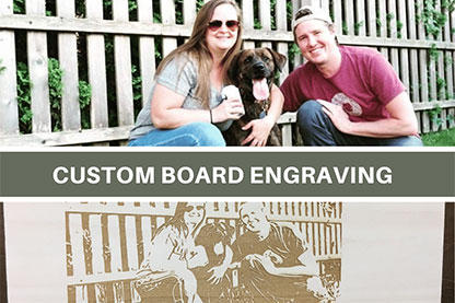 Custom board engraving