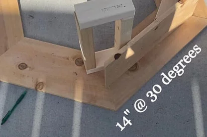 tree bench dimensions