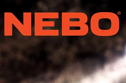 Shop Nebo at Grabill and Woodburn Hardware. Nebo logo with Nebo flashlight.