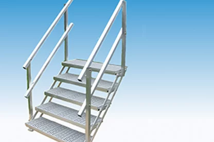 3 Step Vinyl Alum Stair