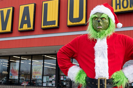 Merry Grinchmas at North Tonawanda Valu Home Centers!