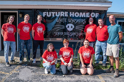 Valu Crew Volunteers Support White Whiskers Senior Dog Sanctuary