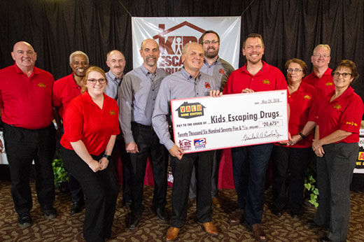 Valu Home Centers 2018 “Make a Change Campaign” Nets $20,675 for Kids Escaping Drugs