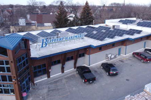 Bliffert Lumber and Hardware goes solar