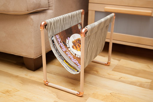 DIY Magazine Rack