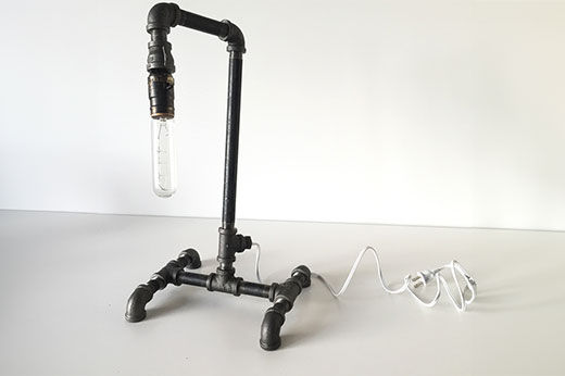 Make Your Own Industrial Style Lamp