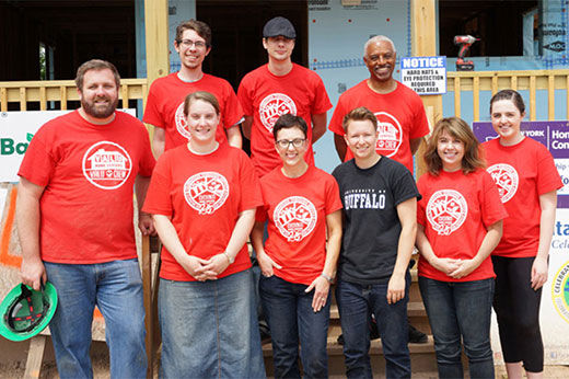 Valu Crew Family Build at Habitat Buffalo's 300th House