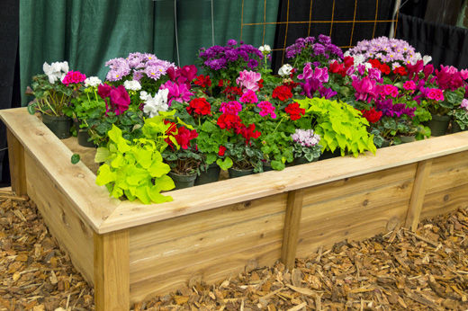 How to Build a Large Modern Raised Planter
