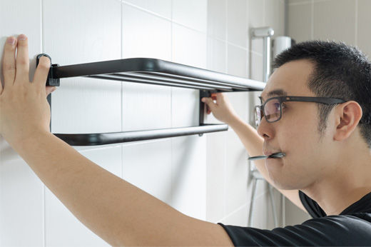 How to Mount Any Household Item: Ideal Towel Bar Height and More