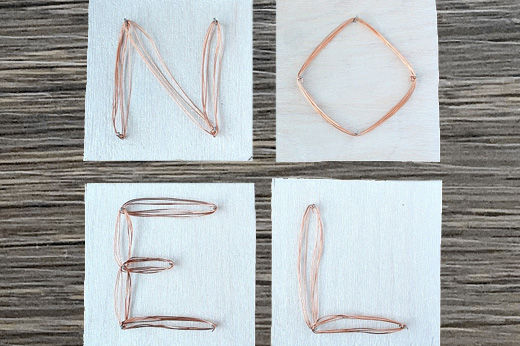 Industrial Holiday Décor with Simple Materials